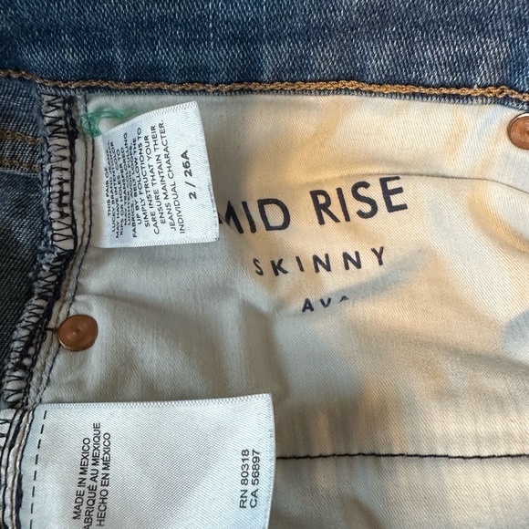 Lucky Brand Mid Rise Skinny Ava - Picture 2 of 5